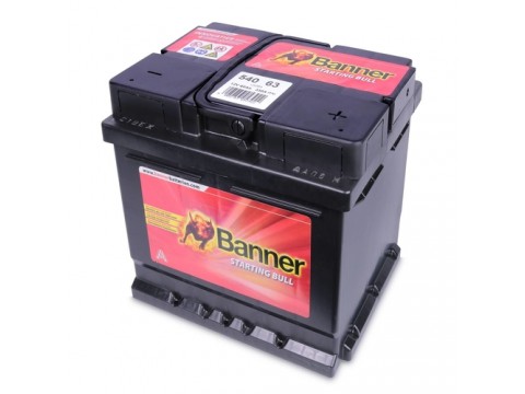 Banner 063 12v 40Ah 330CCA Car Battery 54063 Banner 063 12v 40Ah 330CCA Car Battery 54063
