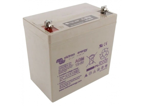 VICTRON BAT412550084 12V 60AH DEEP CYCLE AGM BATTERY VICTRON BAT412550084 12V 60AH DEEP CYCLE AGM BATTERY