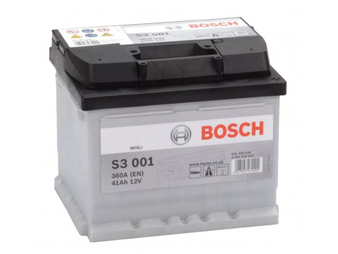 BOSCH 541400036 S3001 612229 063 41Ah 360 CCA Car Battery BOSCH 541400036 S3001 612229 063 41Ah 360 CCA Car Battery