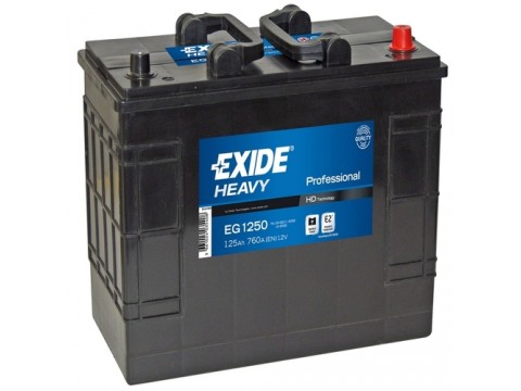 Exide EG1250 12v 125Ah 760CCA Commercial 655 Battery NB QUANTITY DISCOUNTS APPLY Exide EG1250 12v 125Ah 760CCA Commercial 655 Battery NB QUANTITY DISCOUNTS APPLY