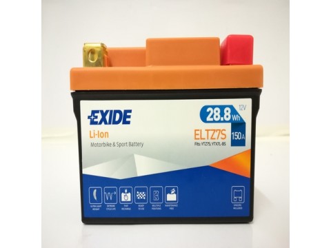Exide ELTZ7S 12V 28.8Wh Lithium Motorcycle Battery Exide ELTZ7S 12V 28.8Wh Lithium Motorcycle Battery