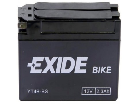 Exide ET4B-BS 12v 2.3Ah AGM Motorcycle Battery (YT4BBS)