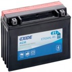 Exide ETX24HL-BS 12v 21Ah AGM Motorcycle Battery (YTX24HLBS) Exide ETX24HL-BS 12v 21Ah AGM Motorcycle Battery (YTX24HLBS)