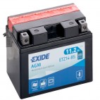 Exide ETZ14-BS 12v 11.2Ah AGM Motorcycle Battery (YTZ14S-BS) Exide ETZ14-BS 12v 11.2Ah AGM Motorcycle Battery (YTZ14S-BS)