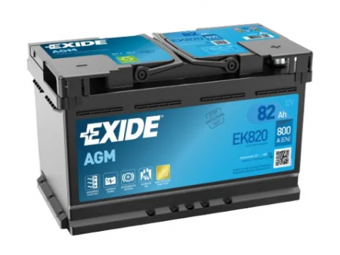Exide EK820 Stop/Start 115agm EK800