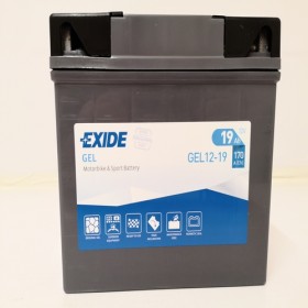 Exide Gel 12-19 12v 19Ah Motorcycle Gel Battery (YT19BL-BS) (12-19)