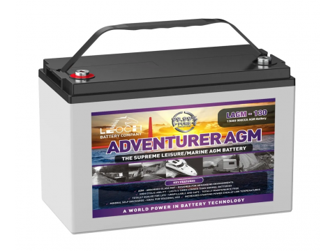 Leoch LAGM130 12v 130Ah AGM Leisure Battery Leoch LAGM130 12v 130Ah AGM Leisure Battery