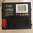 Lucas LP896 12v 32Ah 310CCA Lawn Mower / Ride On Mower Battery (U1-9R)