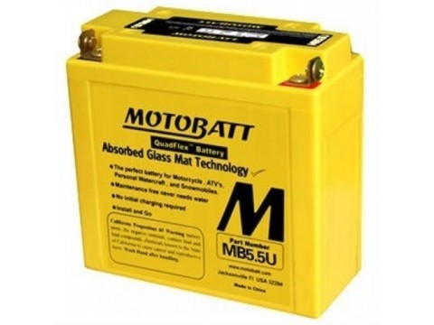 Motobatt MB5.5U 12V 7Ah Motorcycle Battery Motobatt MB5.5U 12V 7Ah Motorcycle Battery
