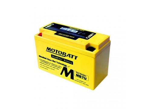   Motobatt MB7U 12V 6Ah Motorcycle Battery 