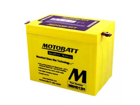 Motobatt MBHD12H 12V 33Ah Motorcycle Battery Motobatt MBHD12H 12V 33Ah Motorcycle Battery