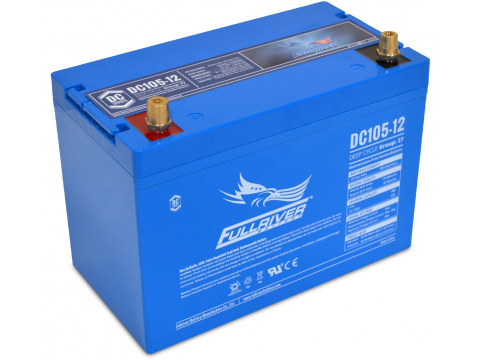 FULLRIVER DC105-12 12V 105AH DEEP CYCLE 068323 AGM BATTERY FULLRIVER DC105-12 12V 105AH DEEP CYCLE 068323 AGM BATTERY
