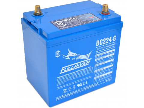 FULLRIVER DC224-6 6V 224AH DEEP CYCLE 068611 AGM BATTERY FULLRIVER DC224-6 6V 224AH DEEP CYCLE 068611 AGM BATTERY