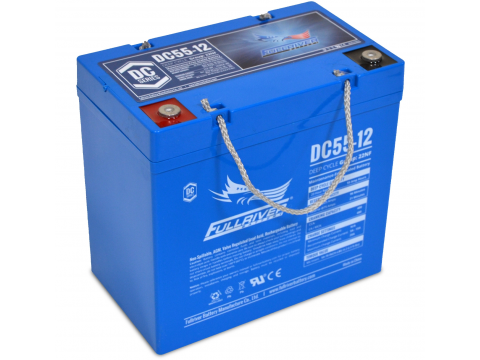 FULLRIVER DC55-12 12V 55AH DEEP CYCLE 068314 AGM BATTERY FULLRIVER DC55-12 12V 55AH DEEP CYCLE 068314 AGM BATTERY