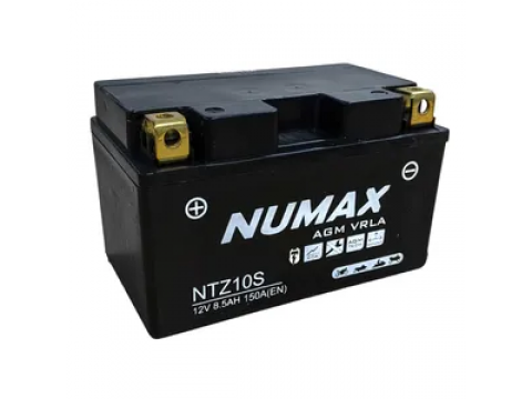 Numax YTZ10S 12v 8.5Ah AGM Motorcycle Battery Numax YTZ10S 12v 8.5Ah AGM Motorcycle Battery