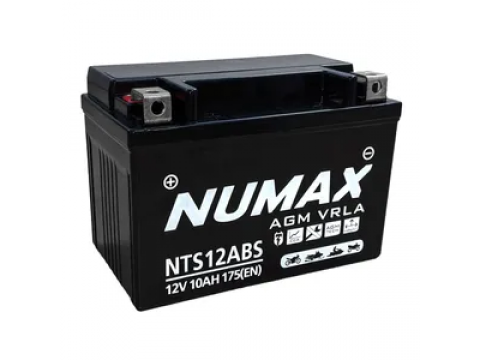 Numax YT12ABS 12v 10Ah AGM Motorcycle Battery Numax YT12ABS 12v 10Ah AGM Motorcycle Battery