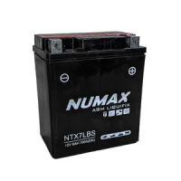 Numax YTX7L-BS 12v 6Ah AGM Motorcycle Battery
