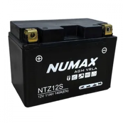 Numax YTZ12S 12v 11Ah AGM Motorcycle Battery