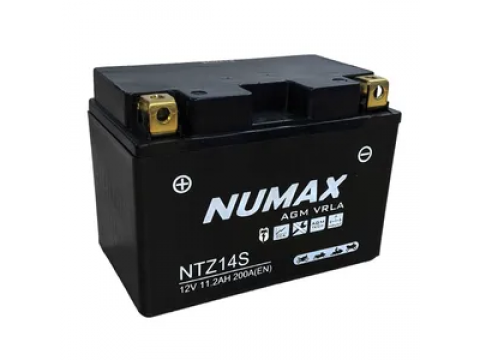 Numax YTZ14S 12v 11.3Ah AGM Motorcycle Battery Numax YTZ14S 12v 11.3Ah AGM Motorcycle Battery