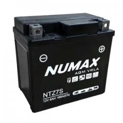 Numax YTZ7S 12v 6Ah AGM Motorcycle Battery