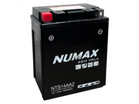 Numax YB14-A2 12v 14Ah Motorcycle Battery Numax YB14-A2 12v 14Ah Motorcycle Battery