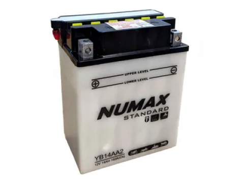 Numax YB14A-A2 12v 14Ah Motorcycle Battery Numax YB14A-A2 12v 14Ah Motorcycle Battery