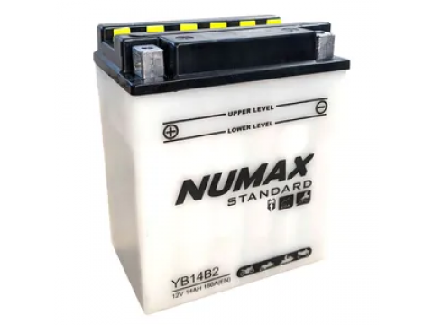 Numax YB14-B2 12v 14Ah Motorcycle Battery Numax YB14-B2 12v 14Ah Motorcycle Battery