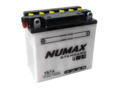 Numax YB7-A 12v 8Ah Motorcycle Battery Numax YB7-A 12v 8Ah Motorcycle Battery