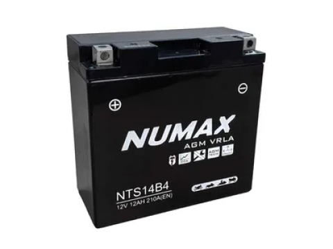 Numax YT14B4 12v 12Ah AGM Motorcycle Battery Numax YT14B4 12v 12Ah AGM Motorcycle Battery