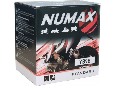 Numax YB9-B 12v 9Ah Motorcycle Battery Numax YB9-B 12v 9Ah Motorcycle Battery