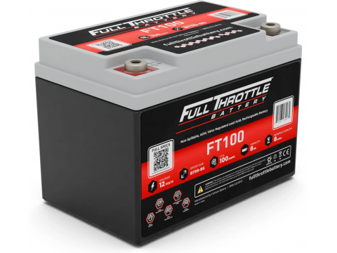 FULL THROTTLE FT100 8AH AGM 068501 BATTERY FULL THROTTLE FT100 8AH AGM 068501 BATTERY