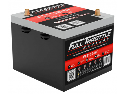 FULL THROTTLE FT1150-6T 120AH AGM 068530 BATTERY FULL THROTTLE FT1150-6T 120AH AGM 068530 BATTERY