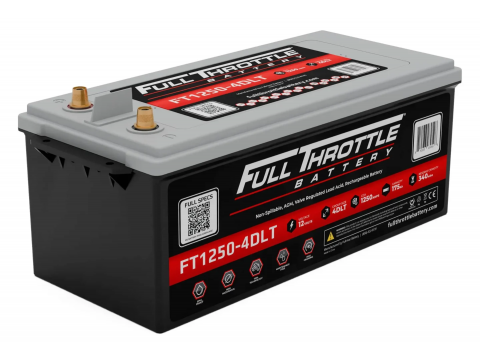 FULL THROTTLE FT1250-4DLT 175AH AGM 068527 BATTERY FULL THROTTLE FT1250-4DLT 175AH AGM 068527 BATTERY