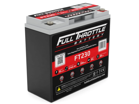 FULL THROTTLE FT230 20AH AGM 068506 BATTERY FULL THROTTLE FT230 20AH AGM 068506 BATTERY