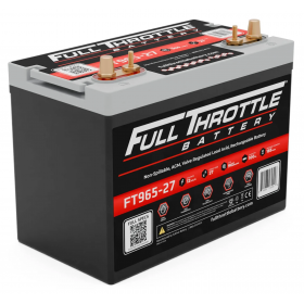 FULL THROTTLE FT965-27 100AH AGM 068523 BATTERY FULL THROTTLE FT965-27 100AH AGM 068523 BATTERY