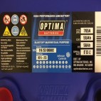 Optima Blue Top BTDCM4.2 8016-253 BCI D34M) AGM BATTERY NB QUANTITY DISCOUNTS APPLY Optima Blue Top BTDCM4.2 8016-253 BCI D34M) AGM BATTERY NB QUANTITY DISCOUNTS APPLY