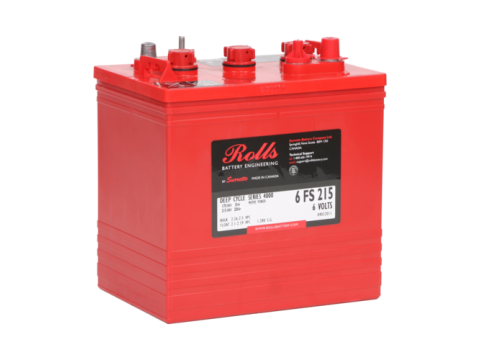 Rolls 6V 6-FS-215 Deep Cycle 6FSGC Battery 6FS215 Rolls 6V 6-FS-215 Deep Cycle 6FSGC Battery 6FS215