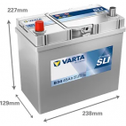 Varta B34 Blue Dynamic 545 158 033 (057/049) Varta B34 Blue Dynamic 545 158 033 (057/049)