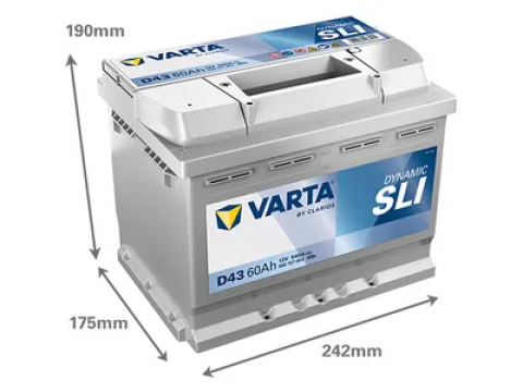 Varta D43 Blue Dynamic 560 127 054 (078) Varta D43 Blue Dynamic 560 127 054 (078)