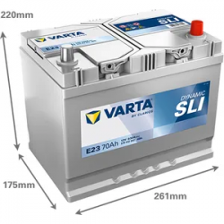 Varta E23 Blue 030 Dynamic 068 battery 570412063