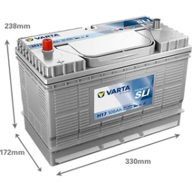 Varta H17 Promotive C31-1000 Black 602102068 H13