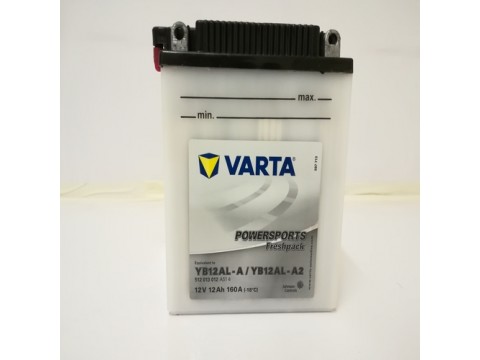 Varta YB12AL-A2 Funstart Wet Motorcycle Battery 512013012 (YB12ALA2) (YB12AL-A) 512013016 12V 12Ah Varta YB12AL-A2 Funstart Wet Motorcycle Battery 512013012 (YB12ALA2) (YB12AL-A) 512013016 12V 12Ah