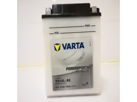 Varta YB14L-B2 Funstart Wet Motorcycle Battery 514013014 (YB14LB2) 514013019 12V 14Ah Varta YB14L-B2 Funstart Wet Motorcycle Battery 514013014 (YB14LB2) 514013019 12V 14Ah