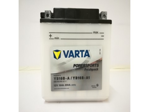 Varta YB16B-A Funstart Wet Motorcycle Battery (516 015 016) (YB16BA) (YB16B-A1) 12V 16Ah Varta YB16B-A Funstart Wet Motorcycle Battery (516 015 016) (YB16BA) (YB16B-A1) 12V 16Ah