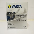 Varta YB16L-B Funstart Wet Motorcycle Battery (519 011 019)(519011024) (YB16LB) 12V 19Ah Varta YB16L-B Funstart Wet Motorcycle Battery (519 011 019)(519011024) (YB16LB) 12V 19Ah