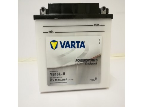 Varta YB16L-B Funstart Wet Motorcycle Battery (519 011 019)(519011024) (YB16LB) 12V 19Ah Varta YB16L-B Funstart Wet Motorcycle Battery (519 011 019)(519011024) (YB16LB) 12V 19Ah