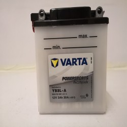 Varta YB3L-A Funstart Wet Motorcycle Battery (503 012 001) (YB3LA) 12V 3Ah