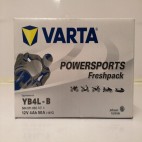 Varta YB4L-B Funstart Wet Motorcycle Battery (504 011 002) (YB4LB) 12V 4Ah Varta YB4L-B Funstart Wet Motorcycle Battery (504 011 002) (YB4LB) 12V 4Ah