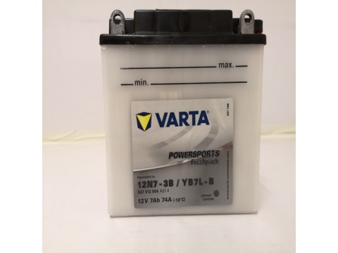 Varta YB7LB 12N73B Funstart Wet Motorcycle Battery 507012004 YB7-LB 12N7-3B 12V 7Ah Varta YB7LB 12N73B Funstart Wet Motorcycle Battery 507012004 YB7-LB 12N7-3B 12V 7Ah