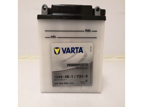 Varta YB9-B Funstart Wet Motorcycle Battery (509 014 008) (YB9B) (12N9-4B-1) 12V 9Ah Varta YB9-B Funstart Wet Motorcycle Battery (509 014 008) (YB9B) (12N9-4B-1) 12V 9Ah